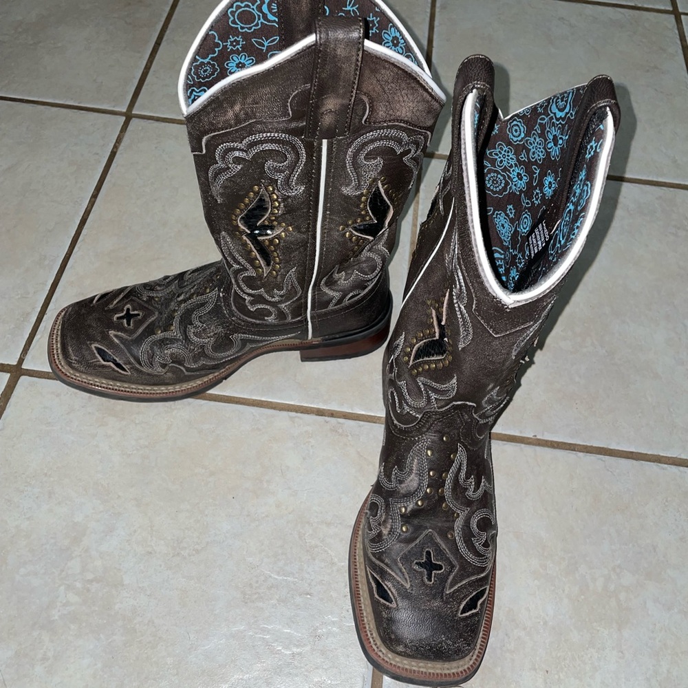 Brown Laredo womens boots